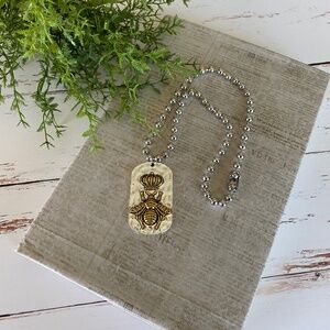 Queen Bee Ball Chain Necklace